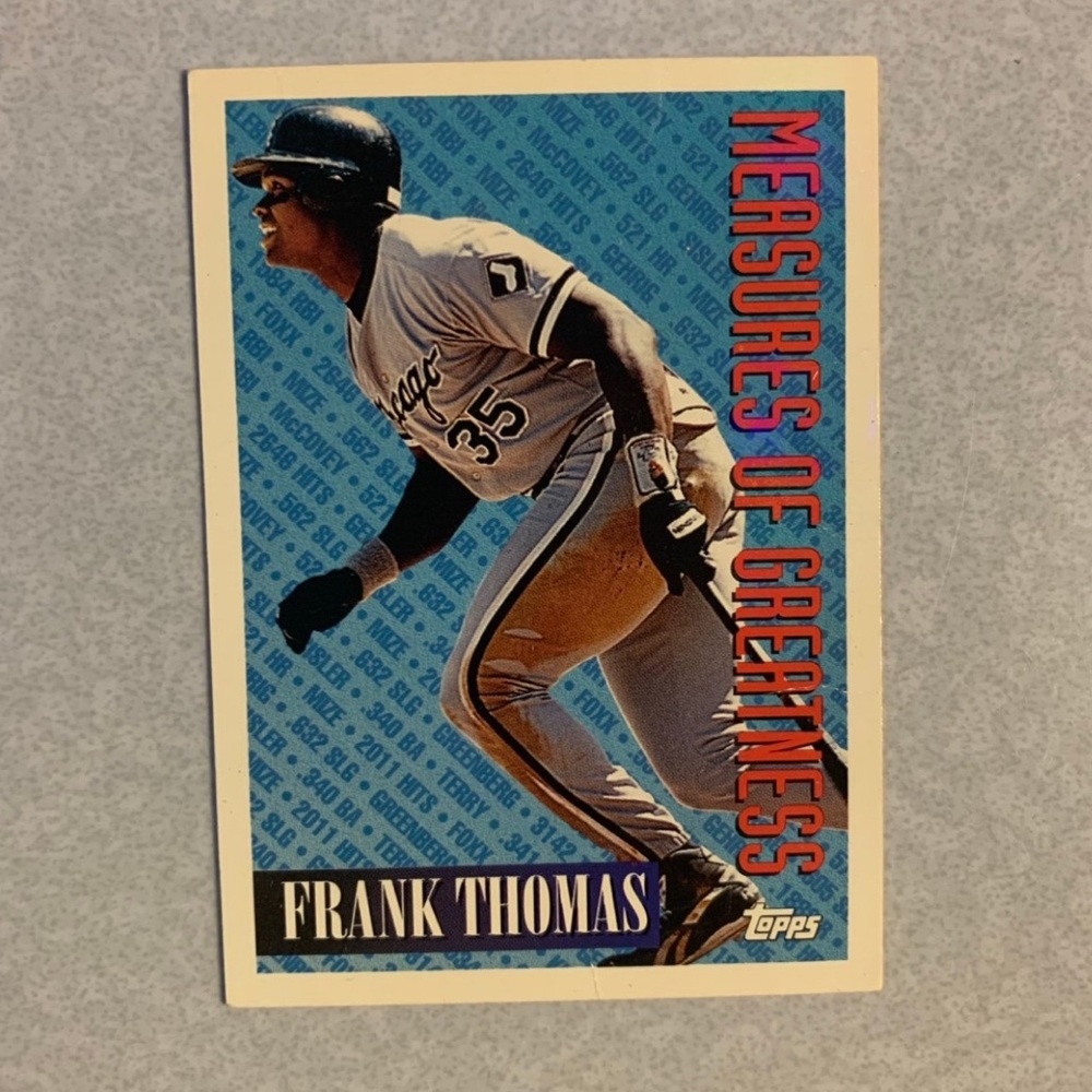 1994 Topps #601 Frank Thomas Chicago White Socks